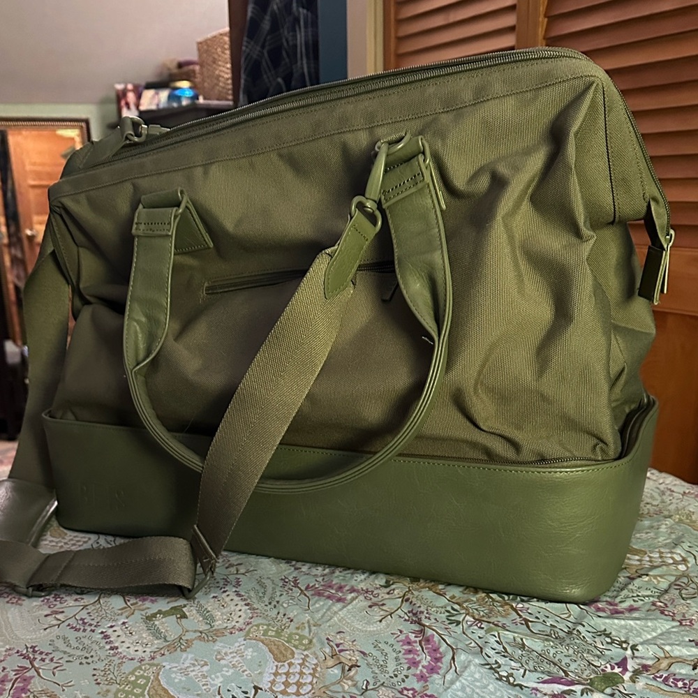 BEIS The Weekender Olive - Travel Bag 49L